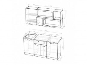 Кухонный гарнитур Симона стандарт 1600 мм в Кусе - kusa.mebel74.com | фото 6