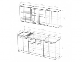 Кухонный гарнитур Татьяна ультра 2000 мм в Кусе - kusa.mebel74.com | фото 5