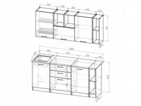 Кухонный гарнитур Томилла макси 4 1800 мм в Кусе - kusa.mebel74.com | фото 3