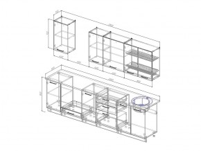 Кухонный гарнитур Вегас 2800 в Кусе - kusa.mebel74.com | фото 3