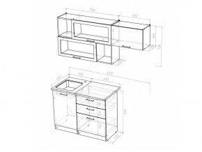 Кухонный гарнитур Яна экстра 1700 мм в Кусе - kusa.mebel74.com | фото 5