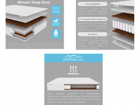 Матрас Sleep Nova шириной 1400 мм в Кусе - kusa.mebel74.com | фото 2