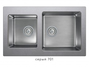 Мойка комбинированная Tolero twist TTS-840 Серый 701 в Кусе - kusa.mebel74.com | фото