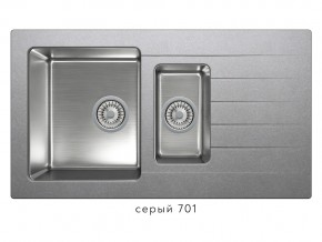 Мойка комбинированная Tolero twist TTS-890 Серый 701 в Кусе - kusa.mebel74.com | фото