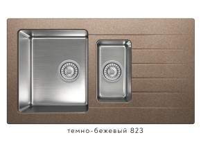 Мойка комбинированная Tolero twist TTS-890 Темно-бежевый 823 в Кусе - kusa.mebel74.com | фото