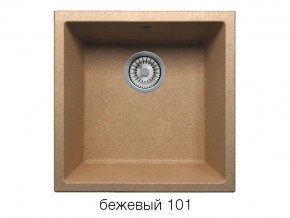 Мойка кварцевая Tolero R-128 Бежевый 101 в Кусе - kusa.mebel74.com | фото 1