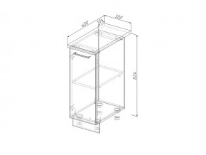 Н 30 Модуль нижний Без Столешницы МН 30 в Кусе - kusa.mebel74.com | фото