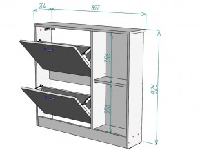 Обувница W102 в Кусе - kusa.mebel74.com | фото 3