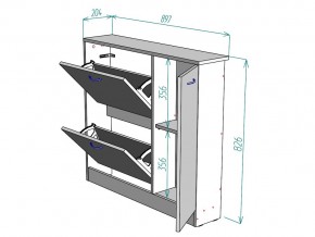 Обувница W105 в Кусе - kusa.mebel74.com | фото 3