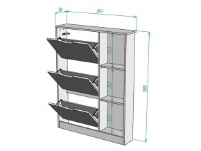 Обувница W108 в Кусе - kusa.mebel74.com | фото 3