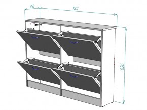 Обувница W11 в Кусе - kusa.mebel74.com | фото 3