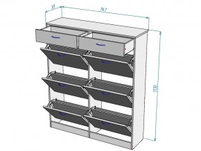 Обувница W27 в Кусе - kusa.mebel74.com | фото 3