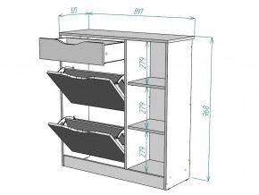 Обувница W34 в Кусе - kusa.mebel74.com | фото 3