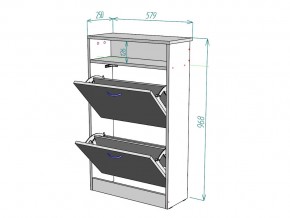 Обувница W5 в Кусе - kusa.mebel74.com | фото 3