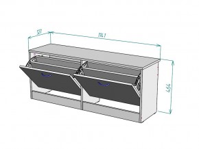 Обувница W55 в Кусе - kusa.mebel74.com | фото 3