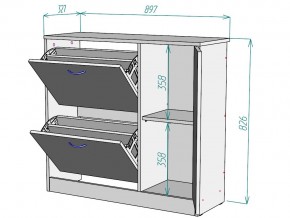 Обувница W69 в Кусе - kusa.mebel74.com | фото 3