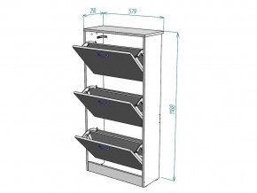 Обувница W7 в Кусе - kusa.mebel74.com | фото 3