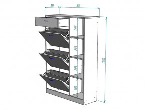 Обувница W80 в Кусе - kusa.mebel74.com | фото 3