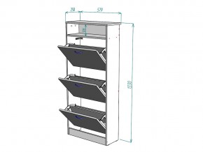 Обувница W9 в Кусе - kusa.mebel74.com | фото 3