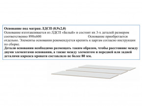 Основание из ЛДСП 0,9х2,0м в Кусе - kusa.mebel74.com | фото