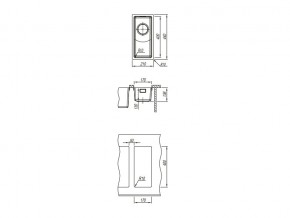 Подстольная мойка Оптима-HM 170.400.10.10 в Кусе - kusa.mebel74.com | фото 3