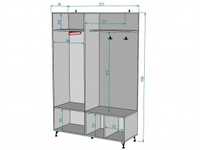 Прихожая Лофт V17 в Кусе - kusa.mebel74.com | фото 3