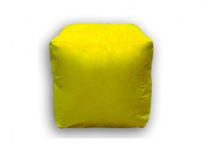 Пуф Куб мини желтый в Кусе - kusa.mebel74.com | фото