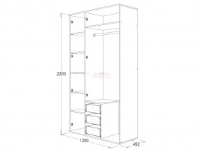 Шкаф 3-х створчатый Ольга 14 в Кусе - kusa.mebel74.com | фото 2