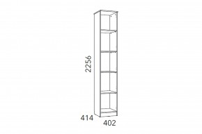 Шкаф для книг Фанк НМ 013.03-01 М в Кусе - kusa.mebel74.com | фото 3