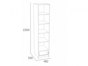 Шкаф для одежды Оттавия НМ 011.20 Белый Фасадный в Кусе - kusa.mebel74.com | фото 2