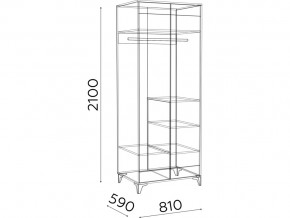 Шкаф двухдверный Гринвич мод.8 в Кусе - kusa.mebel74.com | фото 3