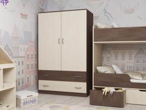 Шкаф двухстворчатый бодега-дуб молочный в Кусе - kusa.mebel74.com | фото