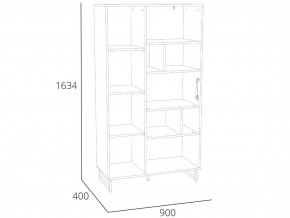 Шкаф комбинированный Фолк НМ 014.58 в Кусе - kusa.mebel74.com | фото 2