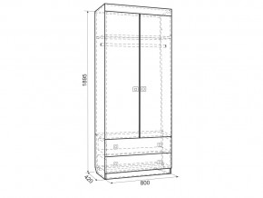 Шкаф комбинированный с ящиками двухстворчатый Форсаж в Кусе - kusa.mebel74.com | фото 2