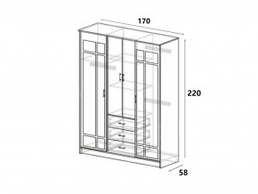 Шкаф купе Лорд Ясень Шимо в Кусе - kusa.mebel74.com | фото 2