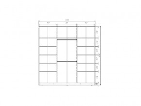 Шкаф-купе Max МШ-25-6-24/2-222 пленка Oracal темно-серая в Кусе - kusa.mebel74.com | фото 2