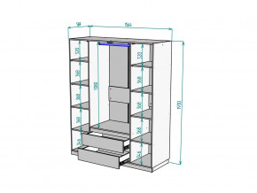 Шкаф Malta light H302 Белый в Кусе - kusa.mebel74.com | фото 2