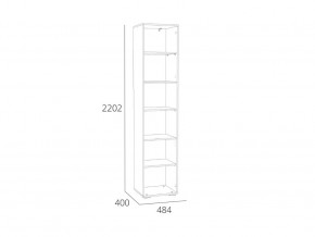 Шкаф-пенал Элиот НМ 041.71 в Кусе - kusa.mebel74.com | фото 2