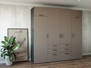 Шкаф распашной 2400А Мокко в Кусе - kusa.mebel74.com | фото 1