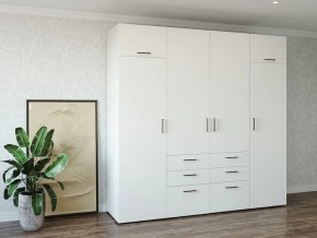 Шкаф распашной 2400Б Жемчуг в Кусе - kusa.mebel74.com | фото 1