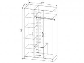 Шкаф Софи СШК1200.1 трехдверный в Кусе - kusa.mebel74.com | фото 2