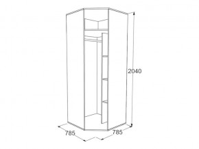 Шкаф угловой Омега 18 в Кусе - kusa.mebel74.com | фото 2