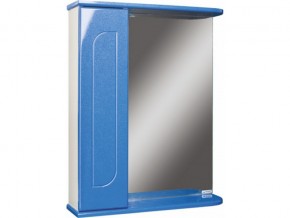 Шкаф зеркало Радуга Синий металлик 50 левый/правый в Кусе - kusa.mebel74.com | фото