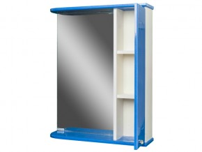 Шкаф зеркало Радуга Синий металлик 50 левый/правый в Кусе - kusa.mebel74.com | фото 3