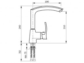 Смеситель MS-002 в Кусе - kusa.mebel74.com | фото 2