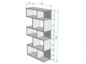 Стеллаж S6 в Кусе - kusa.mebel74.com | фото 3