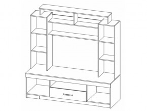 Стенка центральная секция Летиция в Кусе - kusa.mebel74.com | фото 2