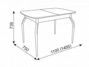 Стол обеденный Танго белый в Кусе - kusa.mebel74.com | фото 3