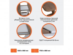 Стол обеденный Vox Дуб Канзас/Пепел в Кусе - kusa.mebel74.com | фото 3