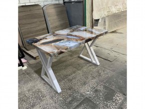 Стол Оникс Кварц опоры Х 1200х800 в Кусе - kusa.mebel74.com | фото 2